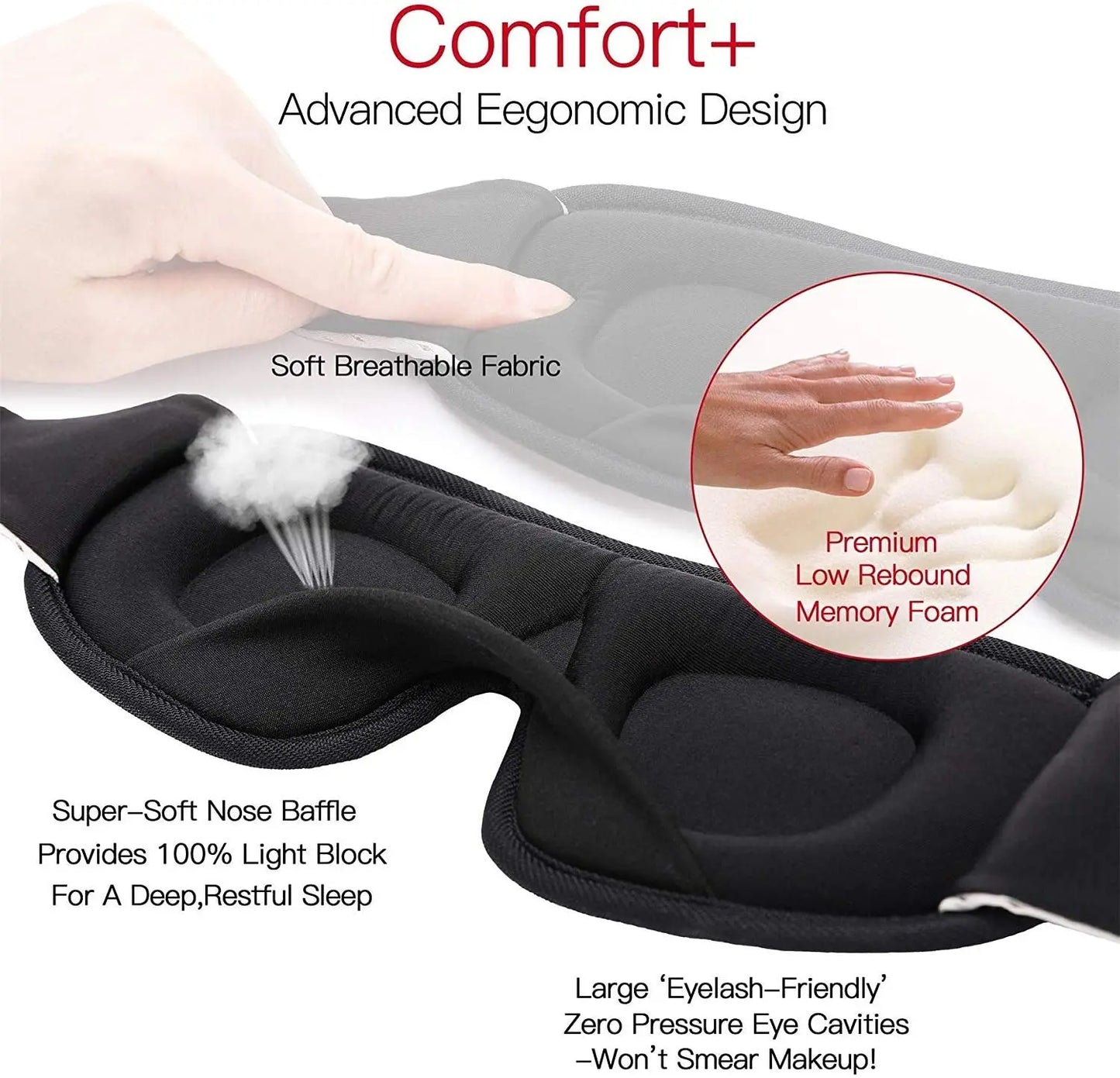 NoirRest - 3D Comfort Eyemask
